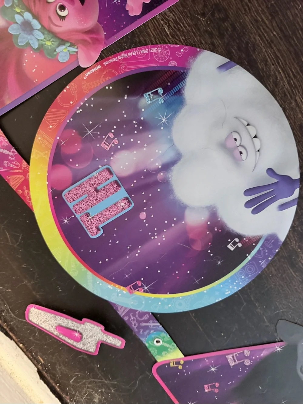 Trolls-Themed Birthday Party Banner - Official Character Decor